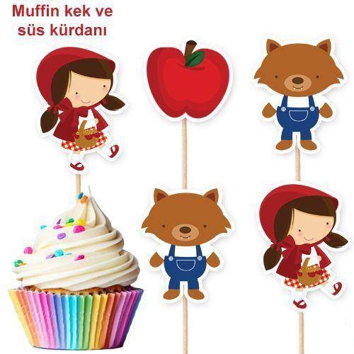 Kırmızı Başlıklı Kız 10'lu Şekilli Kürdan