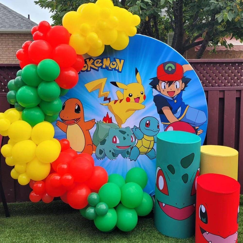 Pokemon Temalı Balon Zinciri