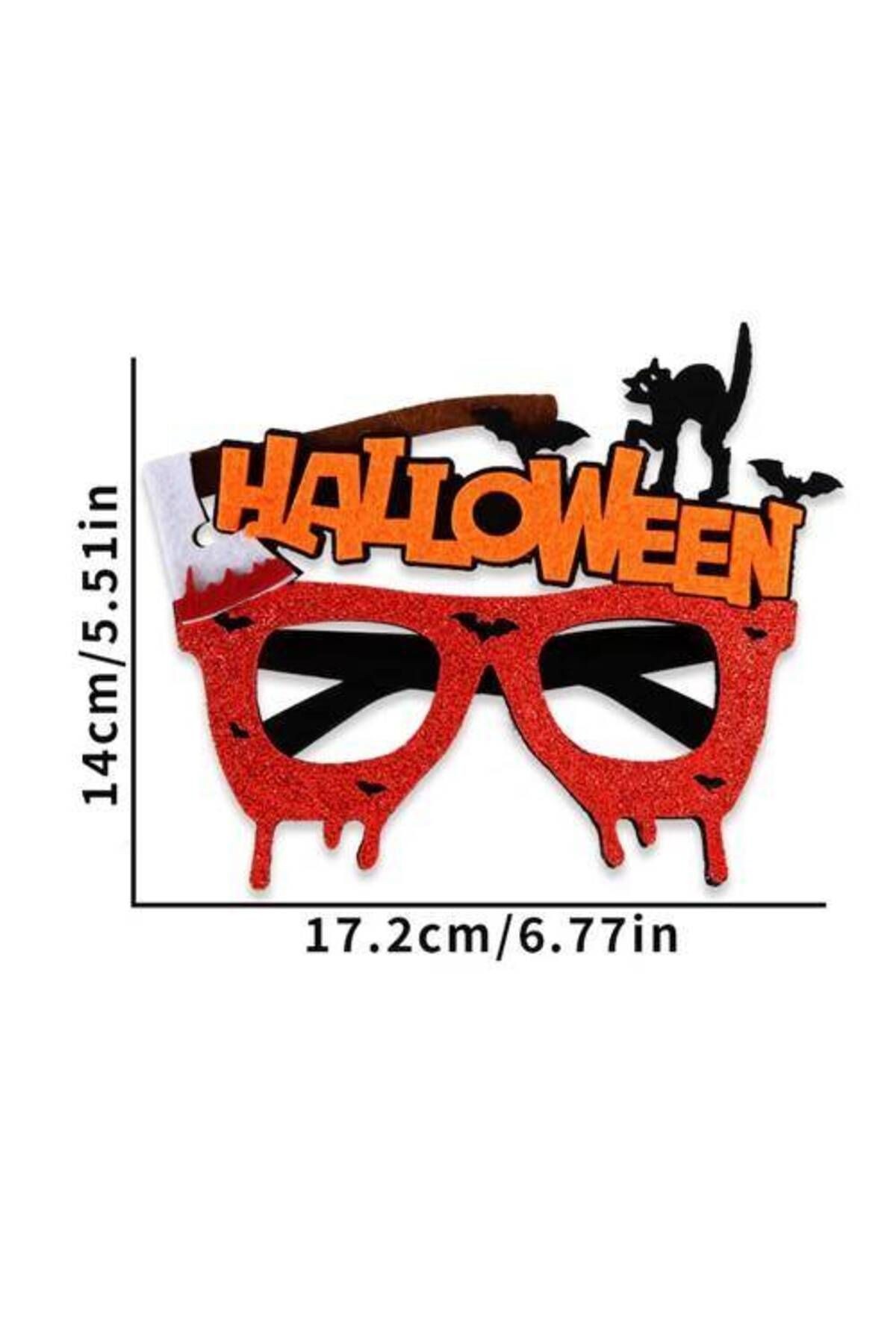 Cadılar Bayramı Halloween Baltalı Gözlük