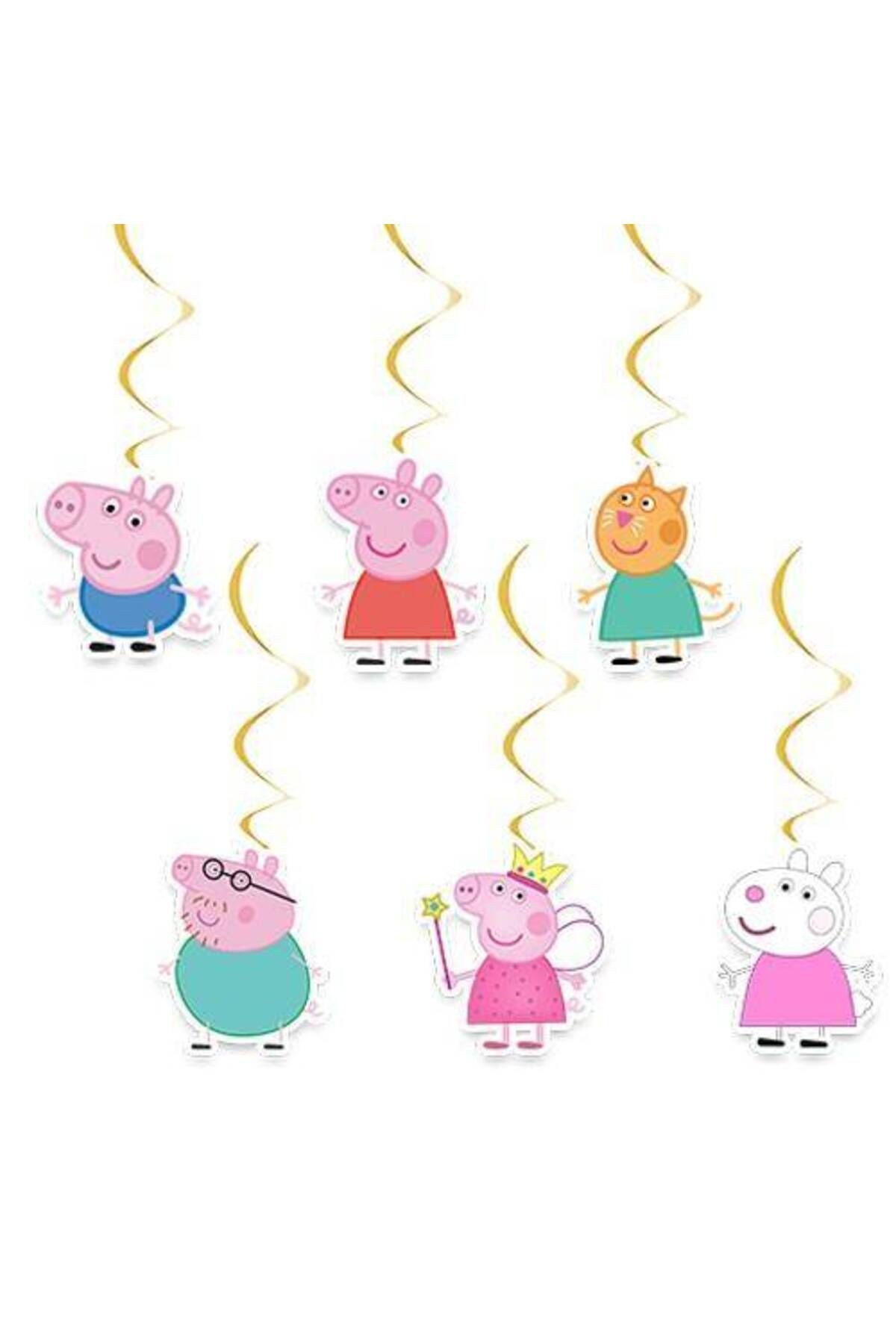 Peppa Pig Asma Süs - 6 Adet