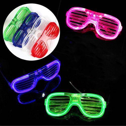 Led Işıklı Gözlük Pembe - 1 Adet