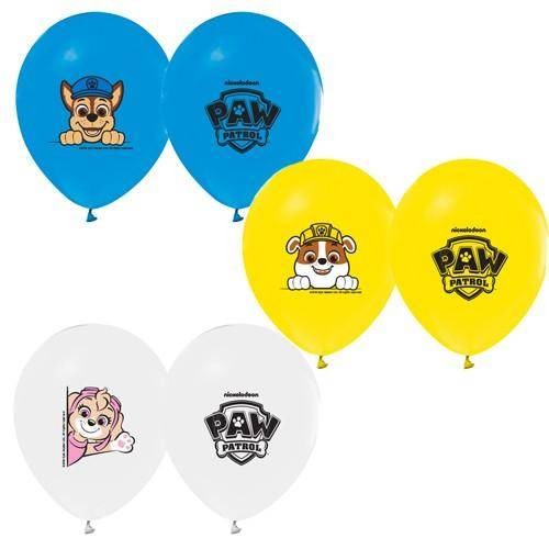 Paw Patrol Baskılı Balon 8 Adet