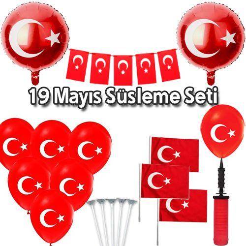 19 Mayıs Ev Okul İşyeri Süsleme Seti