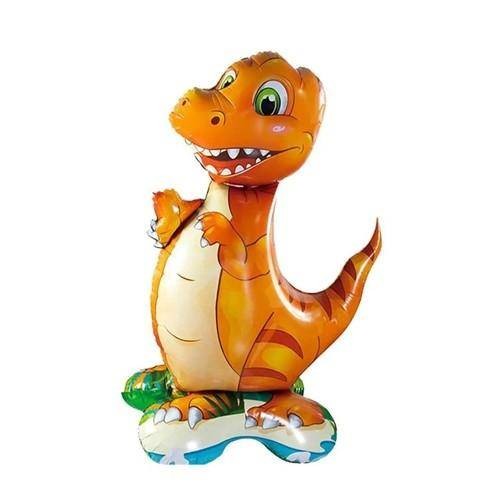 AYAKLI Dinozor Folyo Balon 60x39 cm