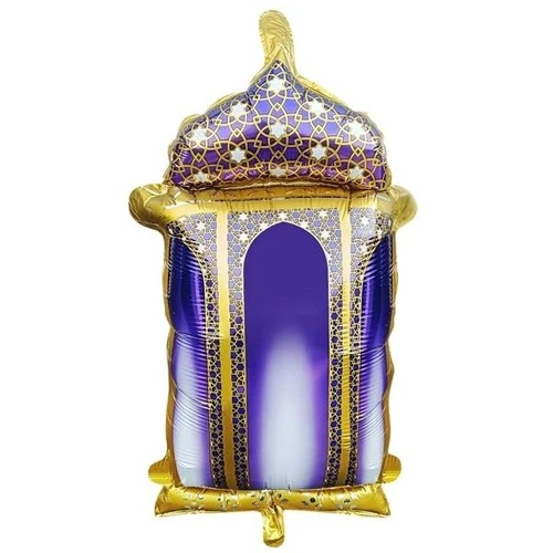 Ramazan Mor Kandil Figürlü Folyo Balon 45 cm