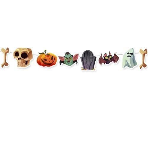 Halloween Cadılar Bayramı Dekoratif Banner 17x160 cm