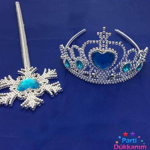 Frozen Elsa Taç Asa Set