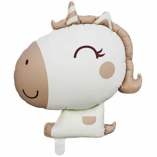 Retro Unicorn Karamel Folyo Balon 51*54 cm