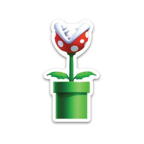 Süper Mario Bitki Ayaklı Pano 32x18 cm