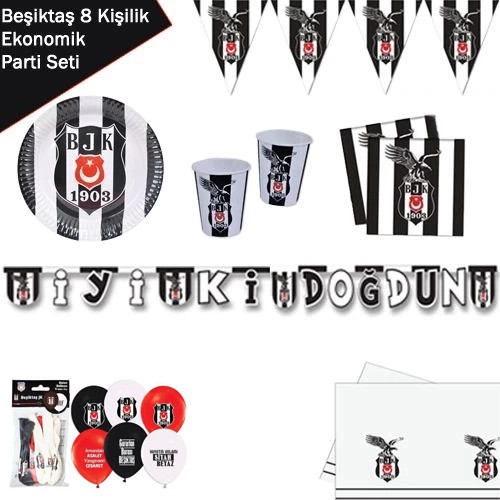 Beşiktaş 8 Kişilik Parti Seti
