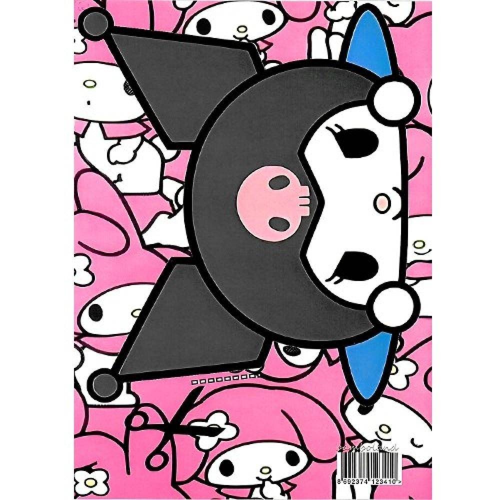 Kuromi Boyama Kitabı Stickerlı (16 Sayfa)