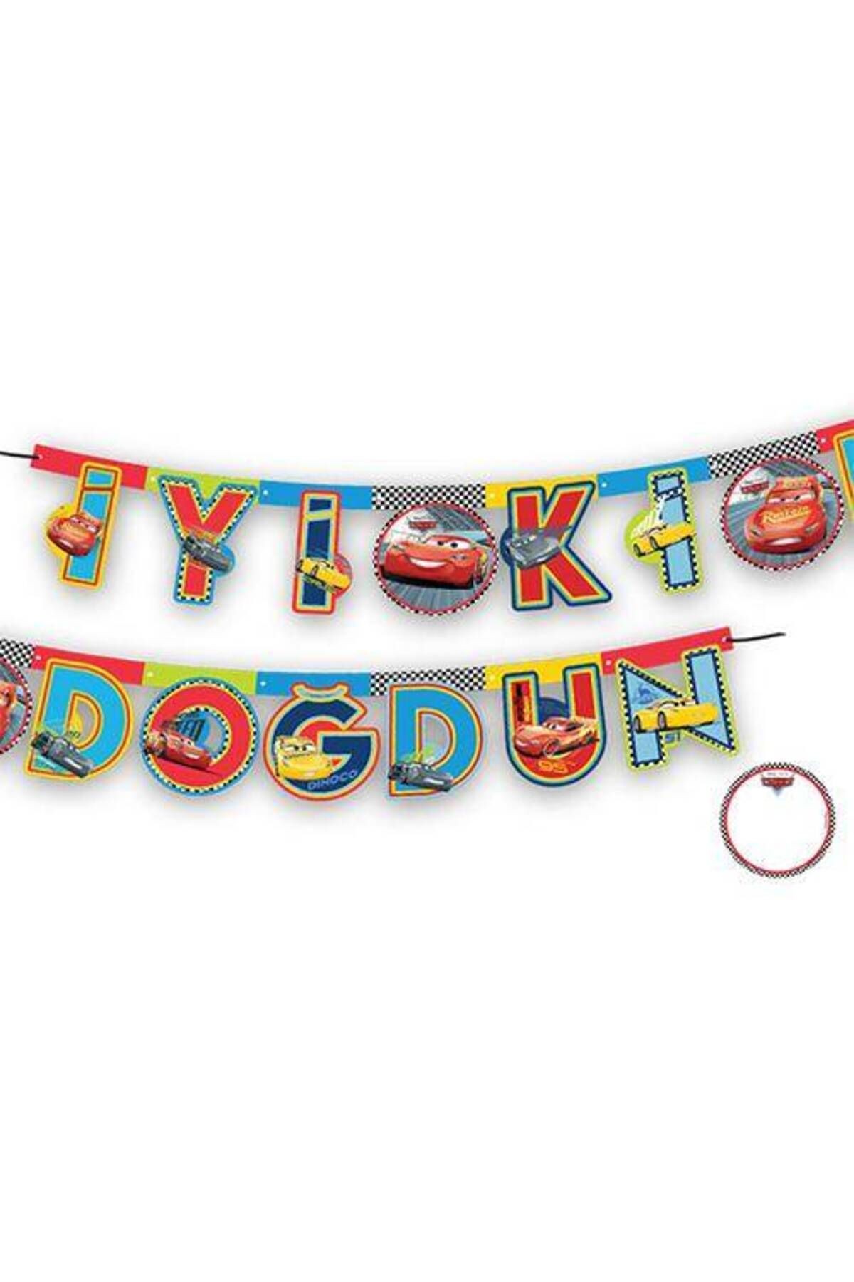 Cars İyi ki Doğdun Yazısı (200 cm)
