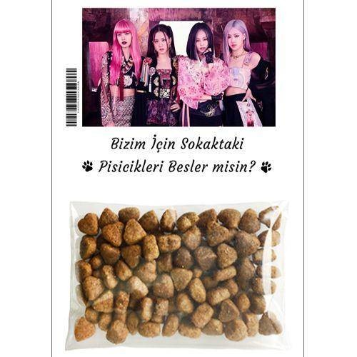 Blackpink Hediyelik Kedi Maması 5 Adet