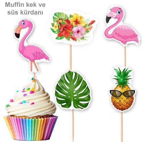 Flamingo Şekilli Kürdan (10 Adet)