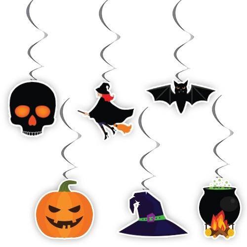 Cadılar Bayramı Halloween 6'lı Asma Süs 