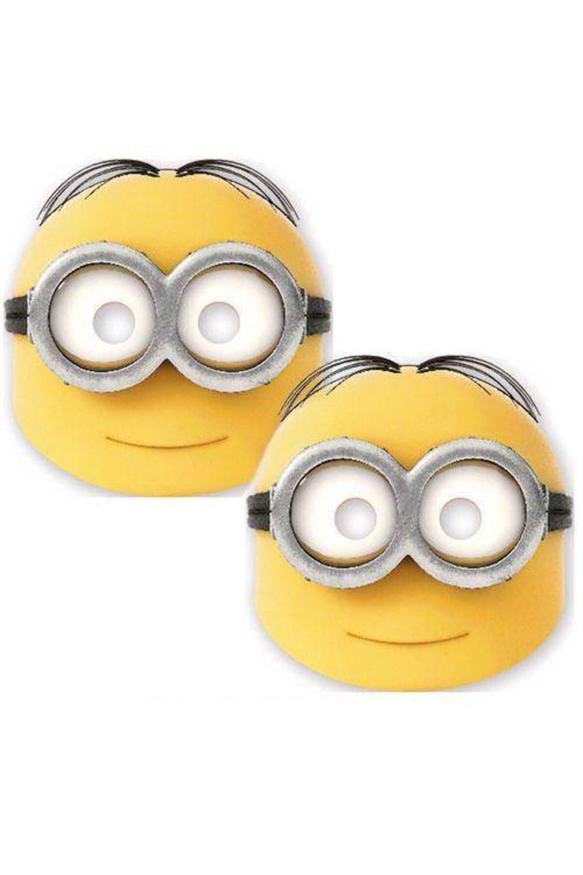 6 Adet Minion Kağıt Maske