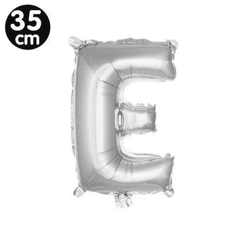 E - Harf Folyo Balon Gümüş (35 cm)