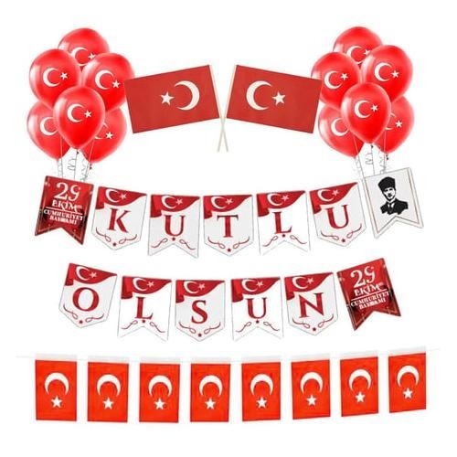 29 Ekim Sınıf ve Okul Süsleme Seti