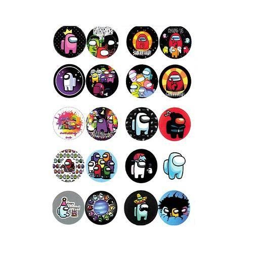 Among Us Stickerlı 16 Sayfa Boyama Kitabı