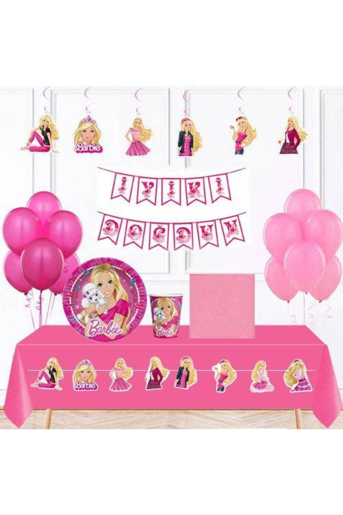 Barbie Doğum Günü Parti Seti 8 Kişilik