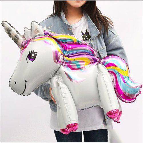 Unicorn Ayaklı Folyo Balon Küçük 55*55 cm