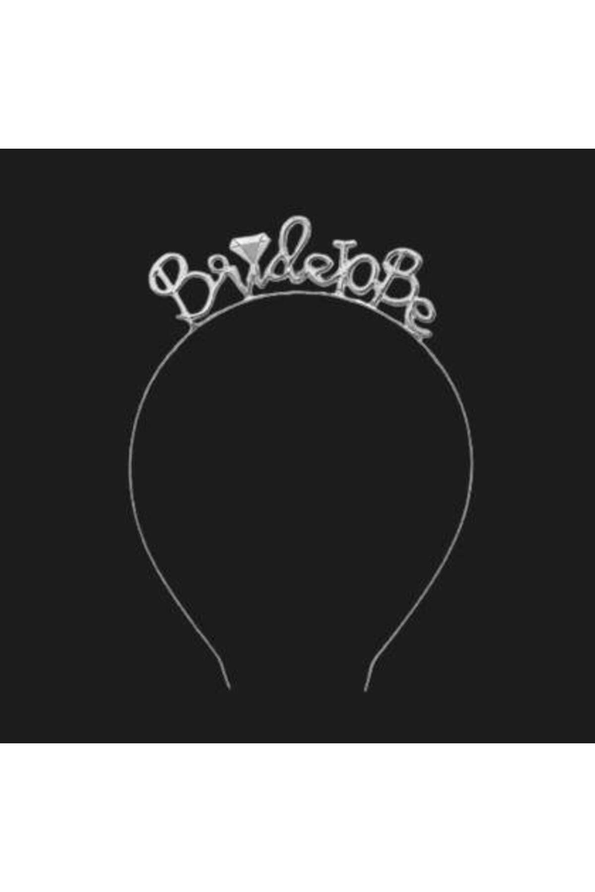 Bride To Be Metal Taç Gümüş