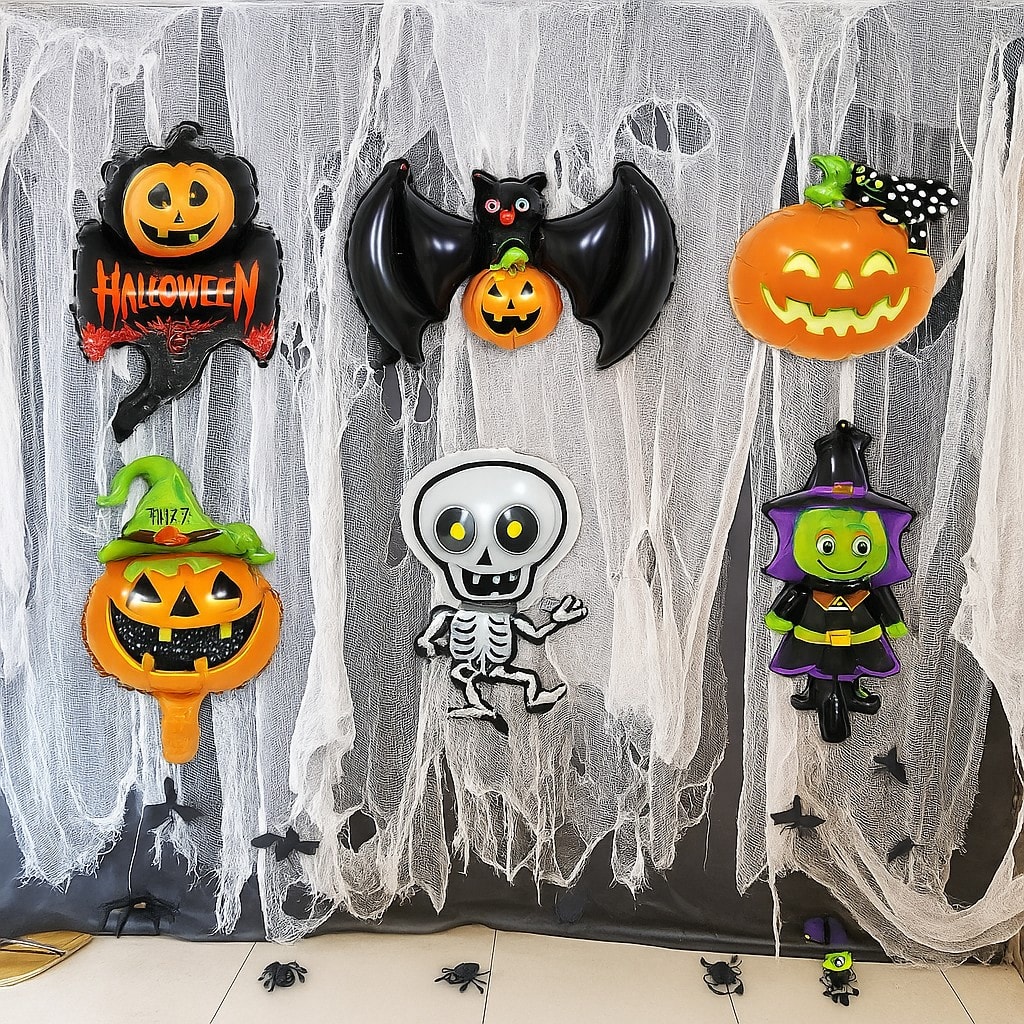 Halloween Cadılar Bayramı Arka Fon Seti