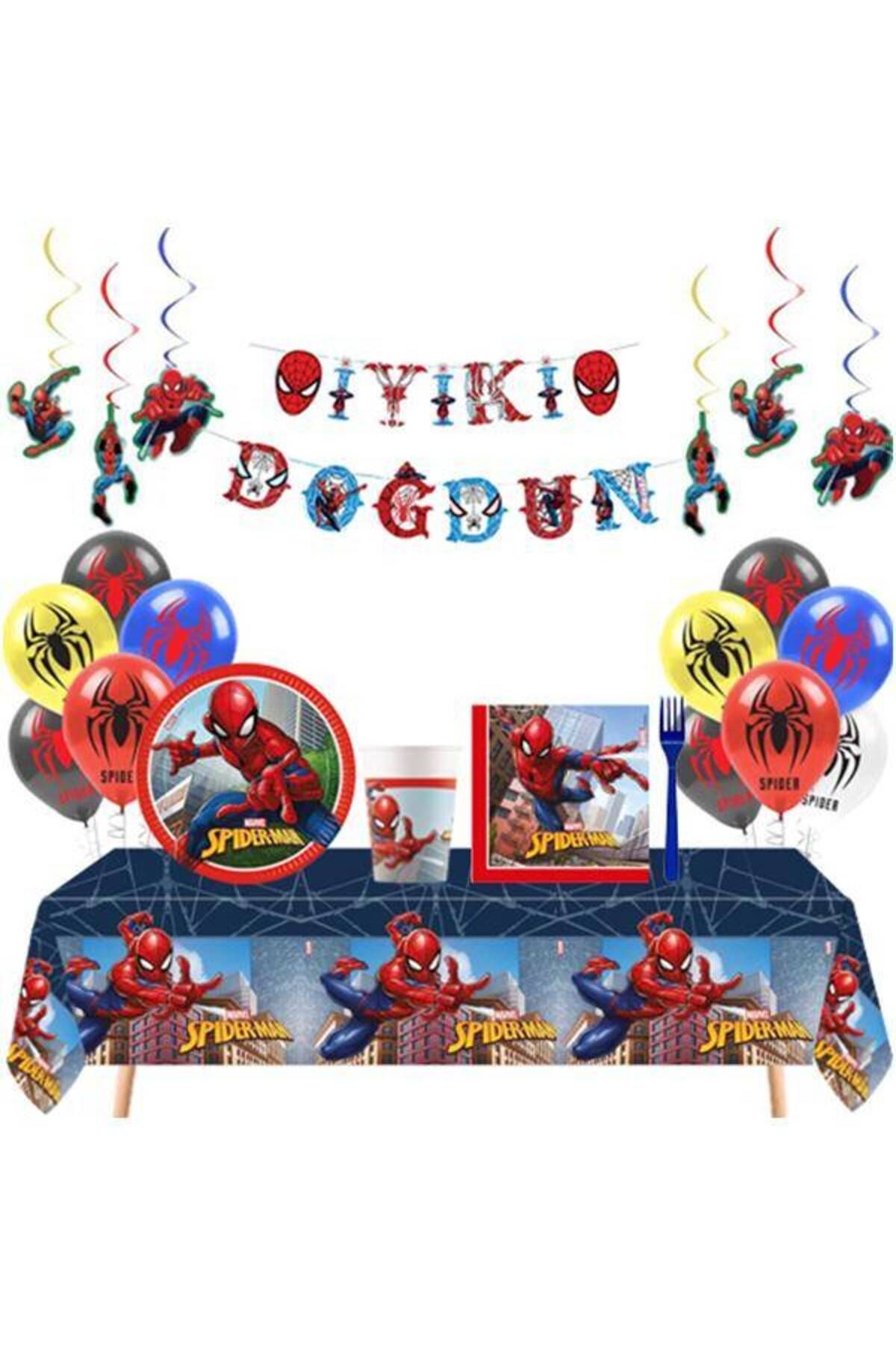 Spiderman Ekonomik Parti Seti (24 KİŞİLİK)