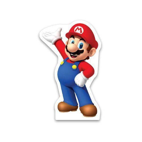 Süper Mario Ayaklı Pano 33x20 cm