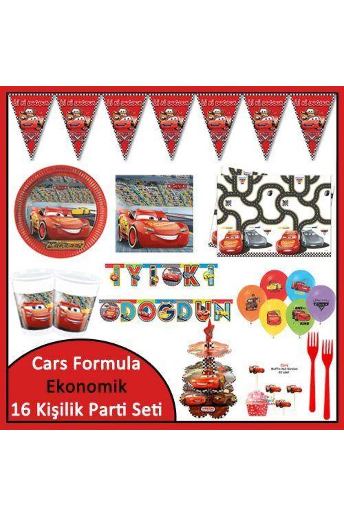 Cars 3 Ekonomik Süper Set (16 KİŞİLİK)