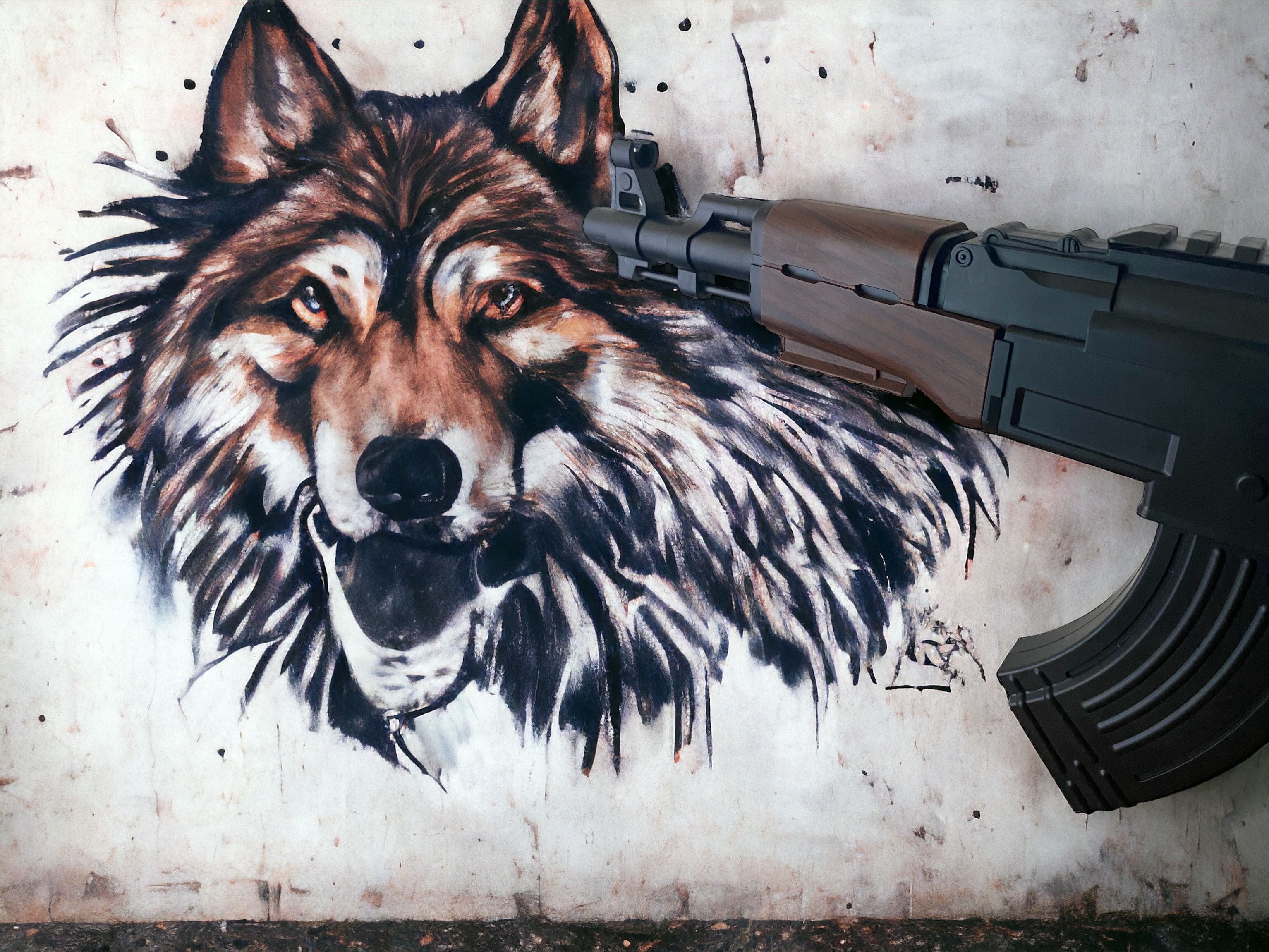 AK47 Gel Blaster (paintball version) | Uzun Menzilli Jel Tabancası - Mini Ak47