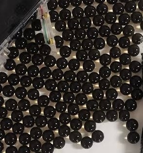 10.000 Hard Ball Bullet | Sert Jel Mermi | Sert su maymunu - siyah