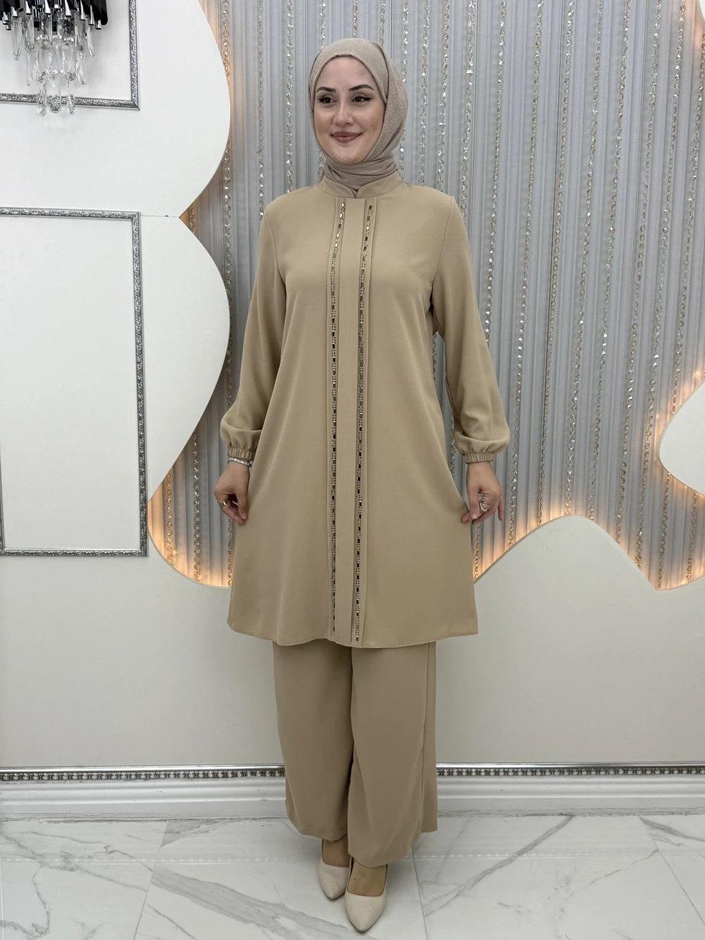 Çift taraf taşlı takım