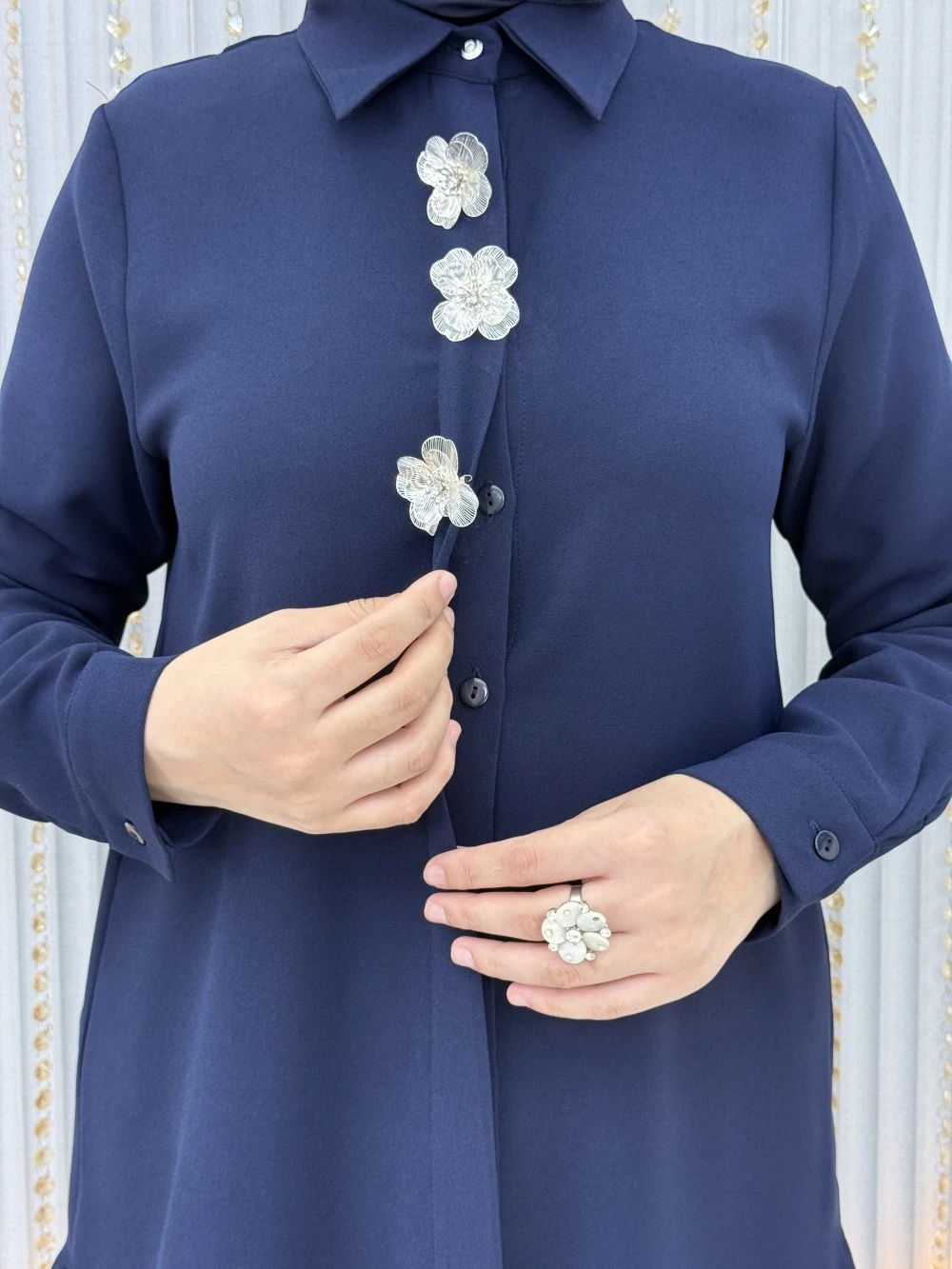 Menekşe Pantolonlu Takım