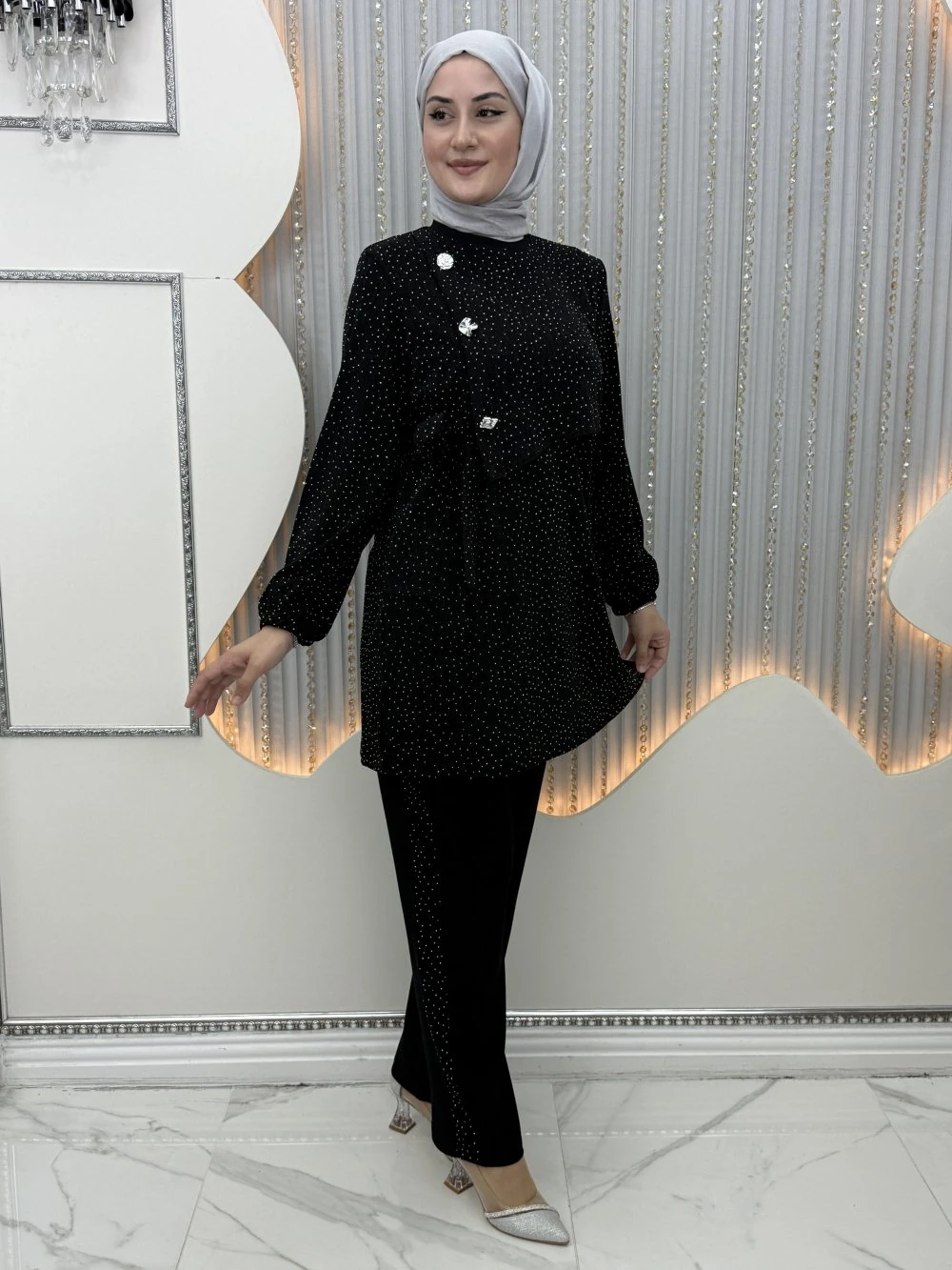 Pullu Pantolonlu Takım