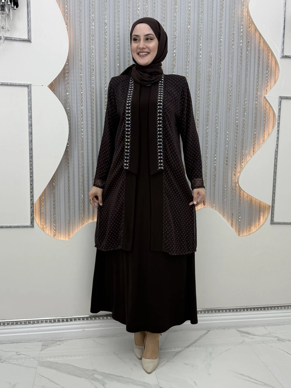 Hamiyet Elbiseli Hırka