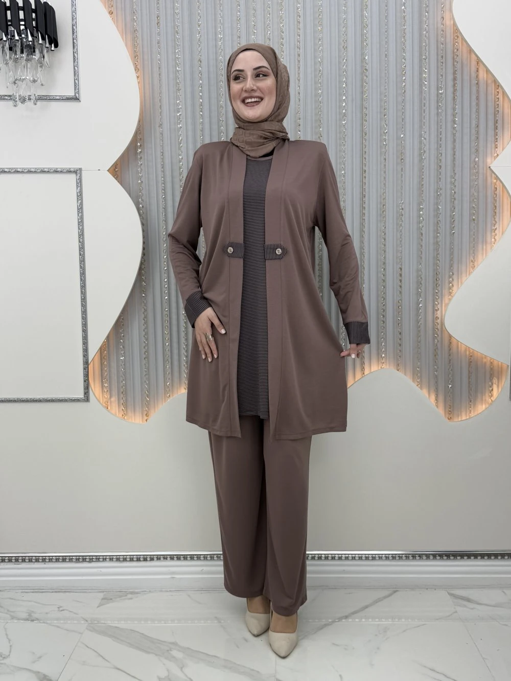 Yasemin Pantolonlu Takım