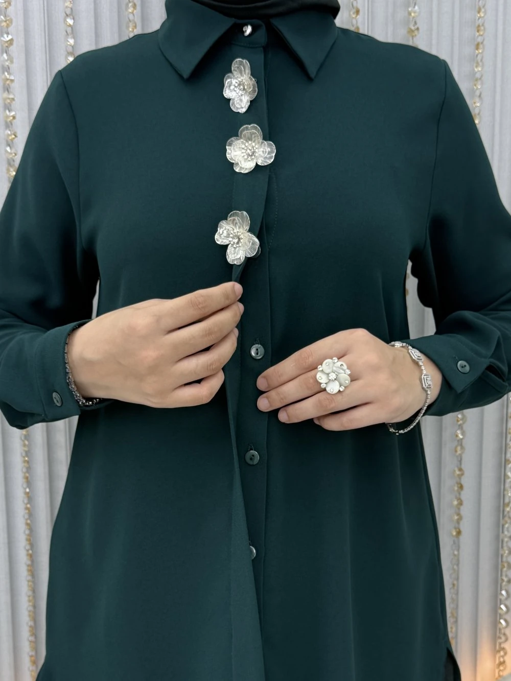 Menekşe Pantolonlu Takım