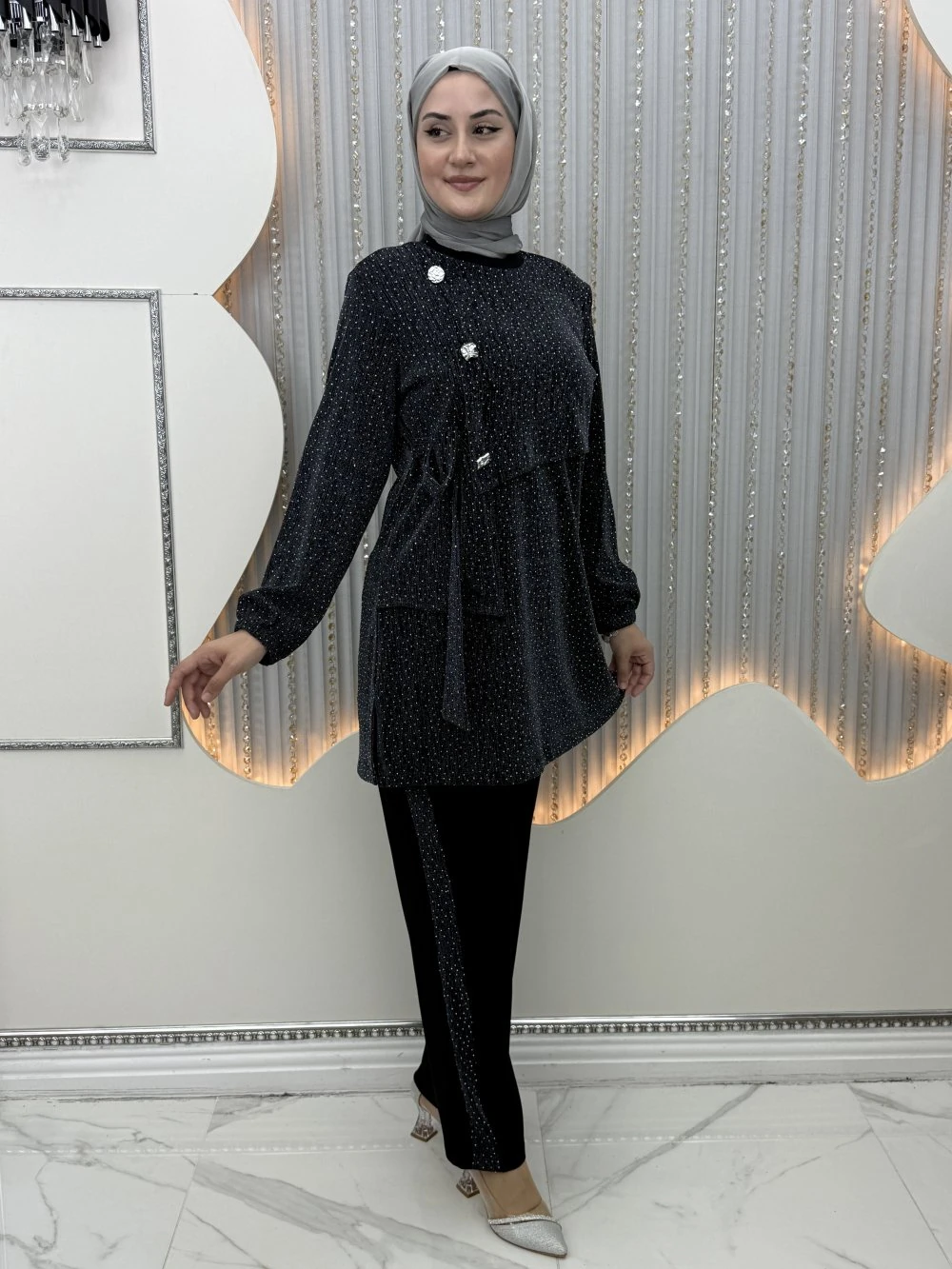 Pullu Pantolonlu Takım