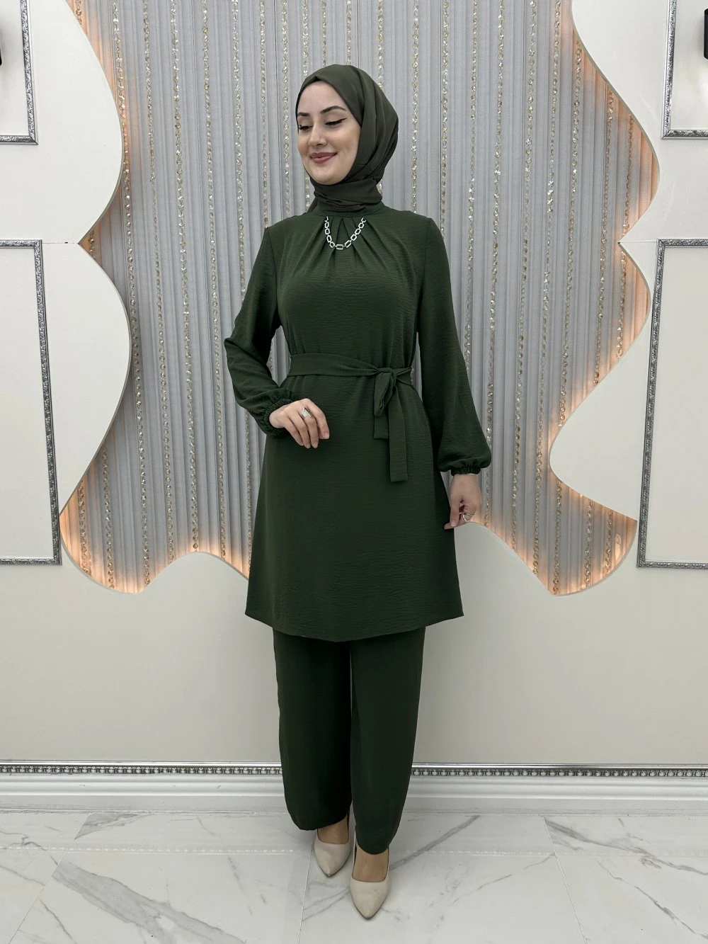 Zemheri pantolonlu takım