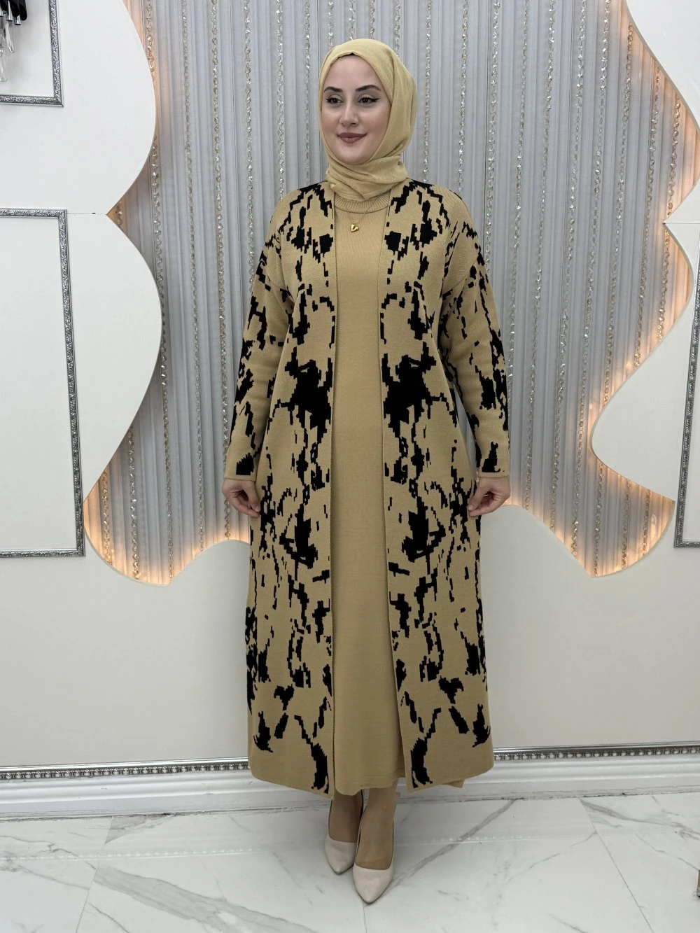 Ayperi Elbiseli Hırka