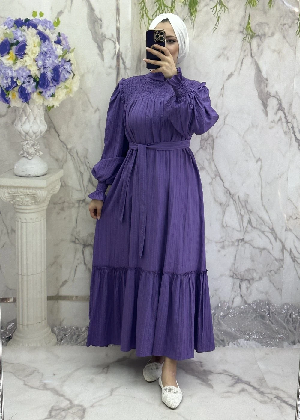 Azize Bürümcük elbise