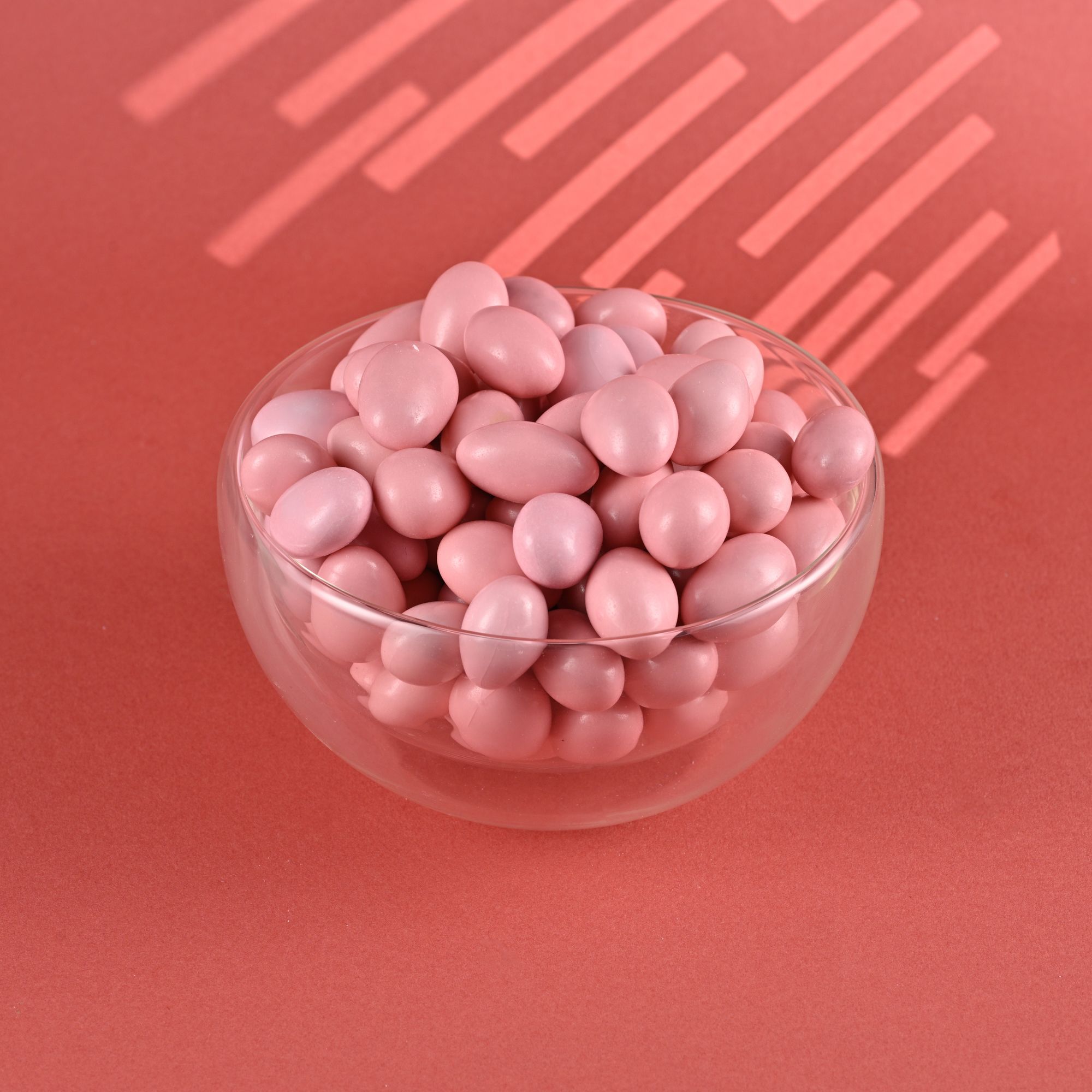 Pembe Çikolatalı Badem Draje