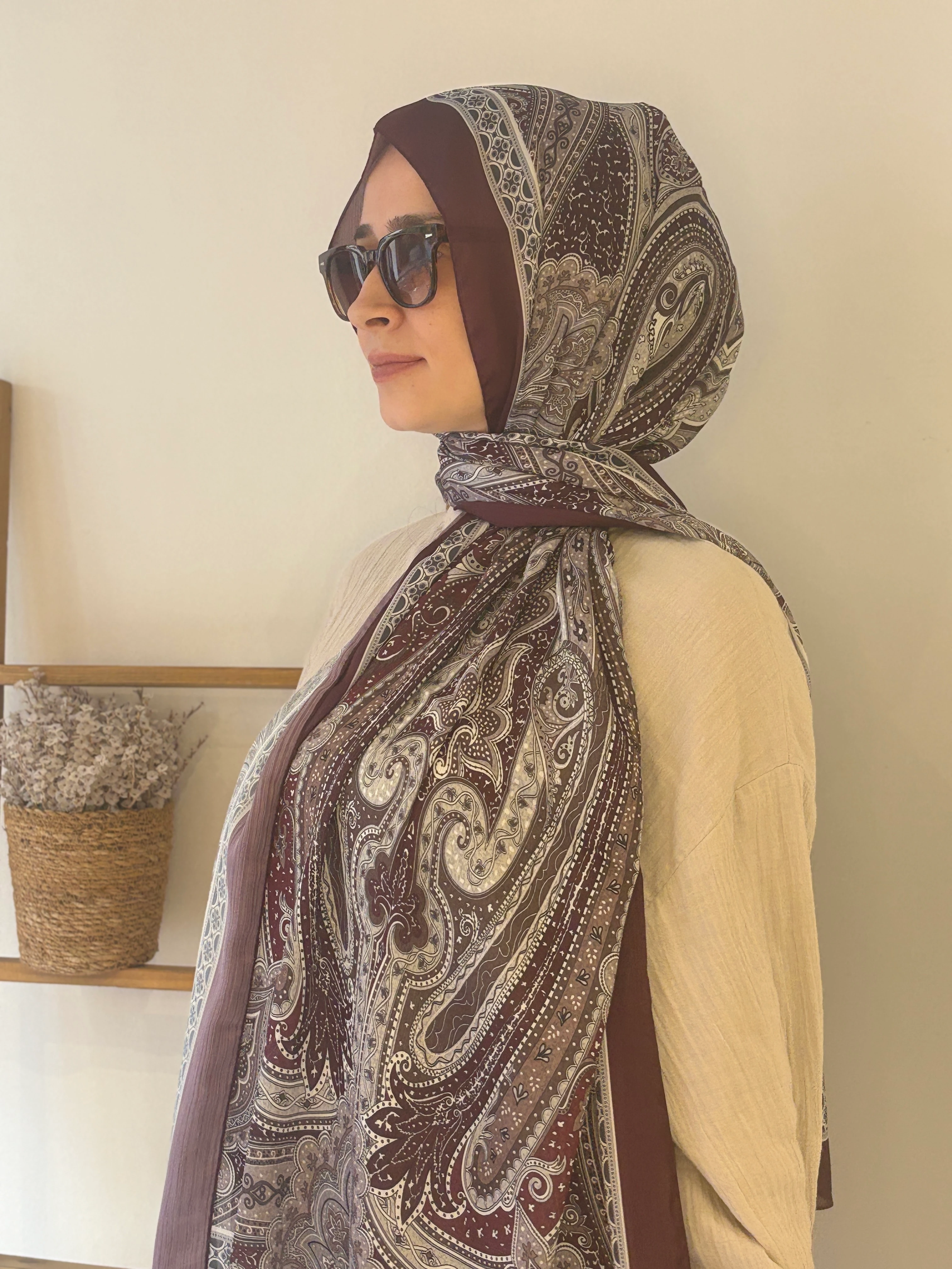 Five Brand Yoryo Şal - Bordo