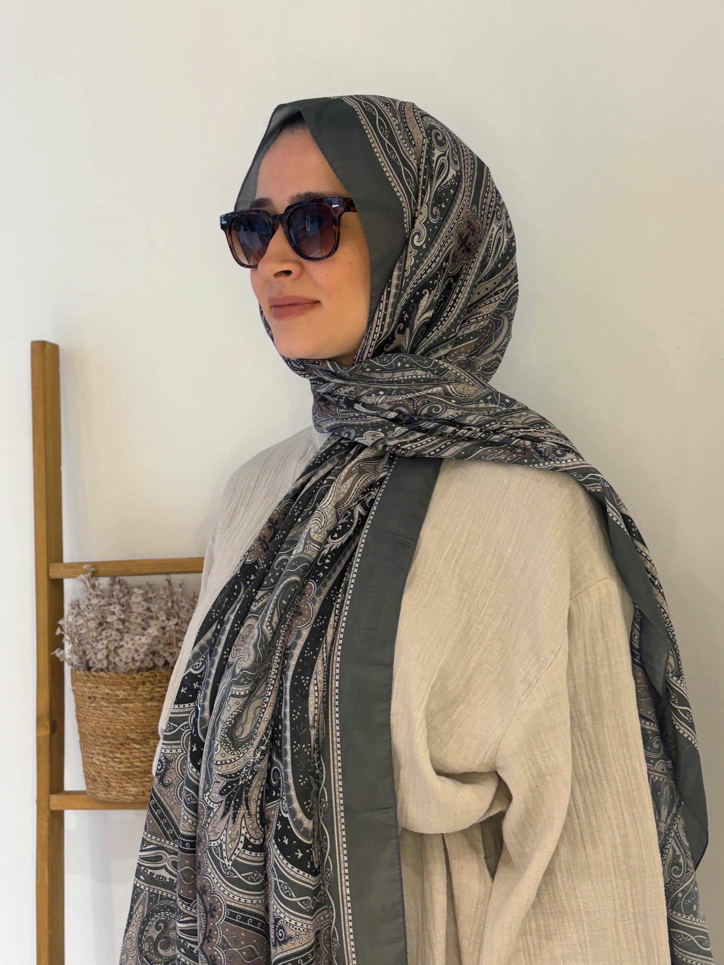 Five Confort Şal - Soft yeşil, bej