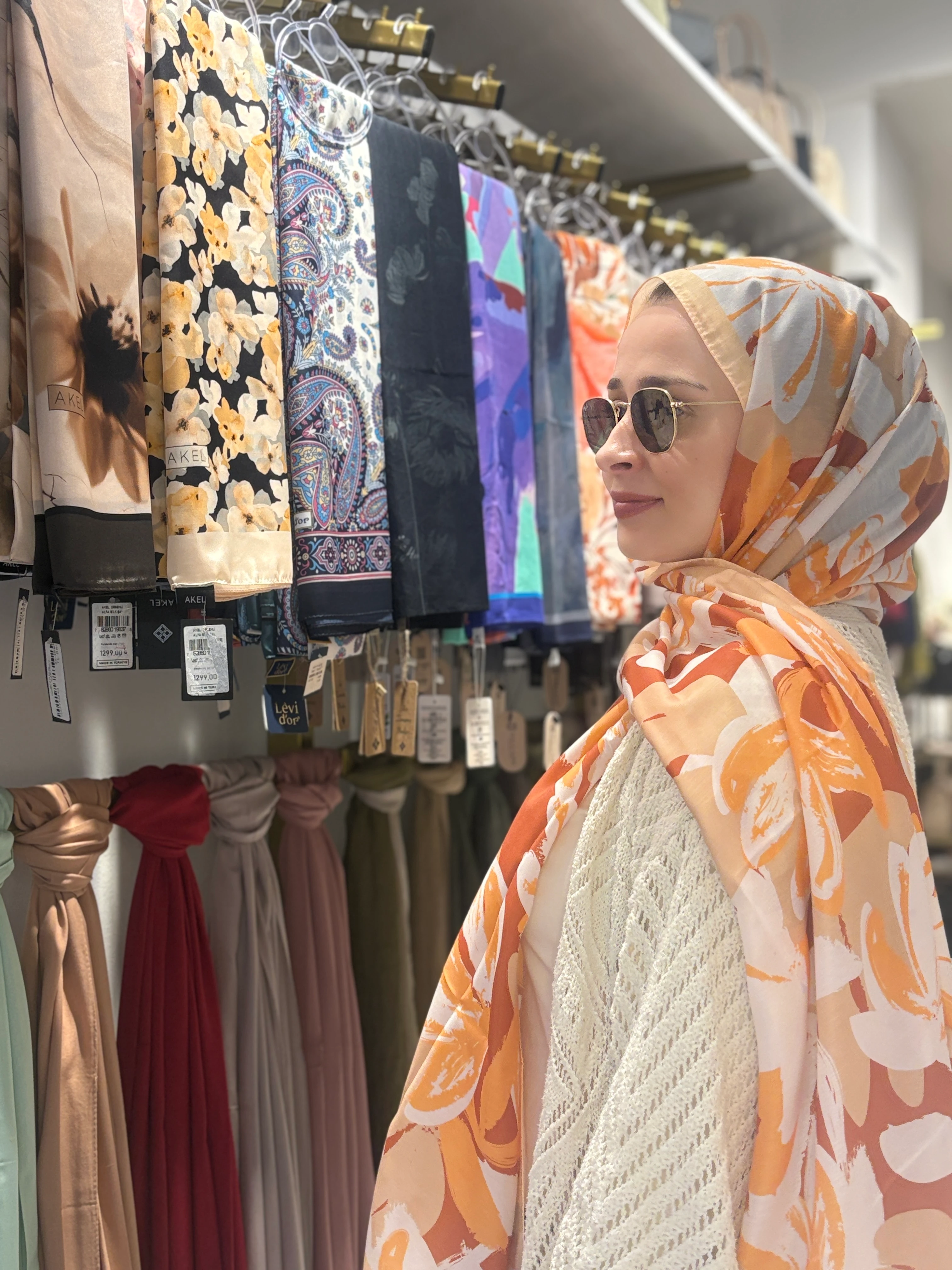 İpekhan Soft Şal - Turuncu-Kiremit