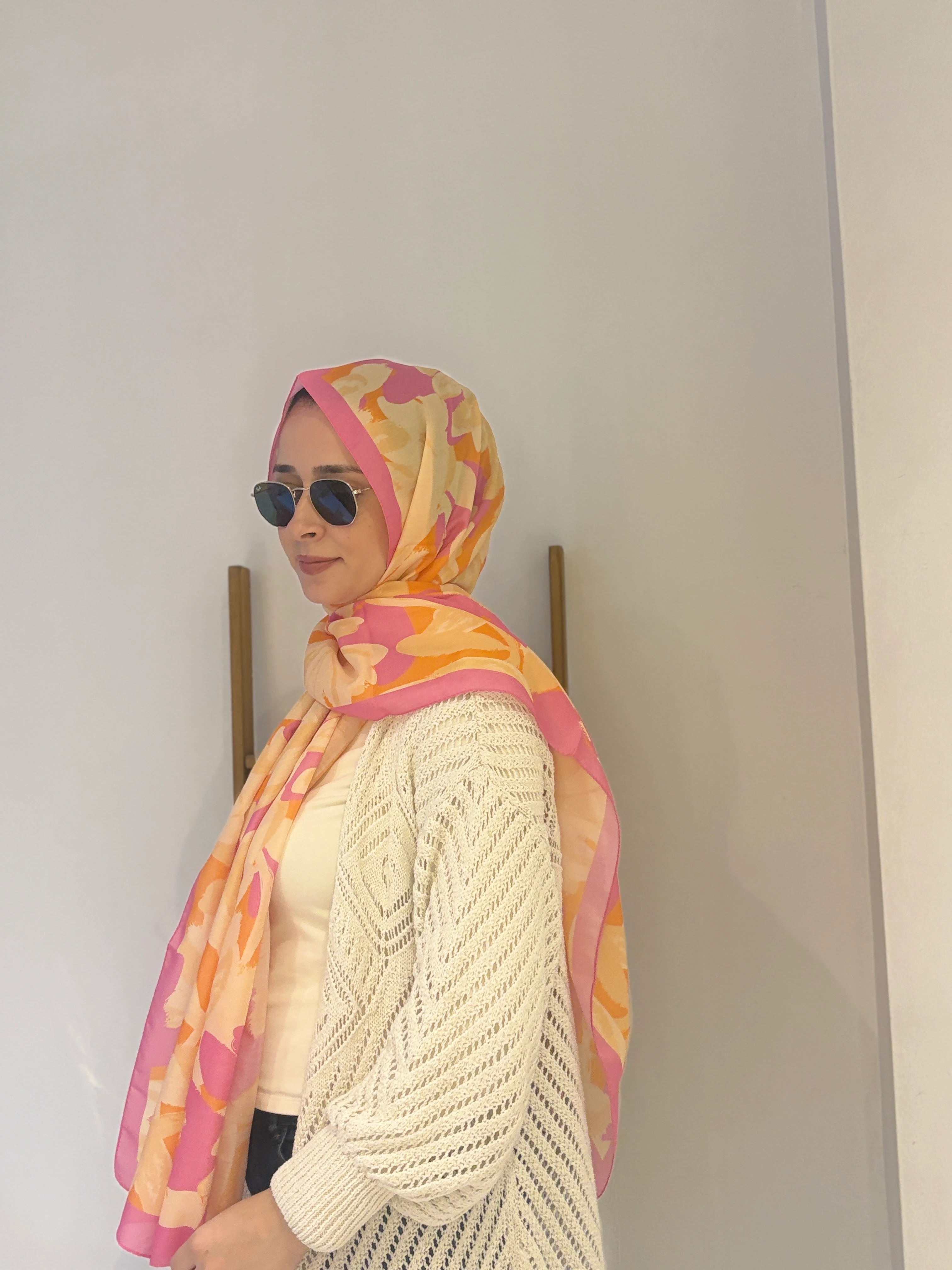 İpekhan Soft Şal - ;Sarı-Pembe