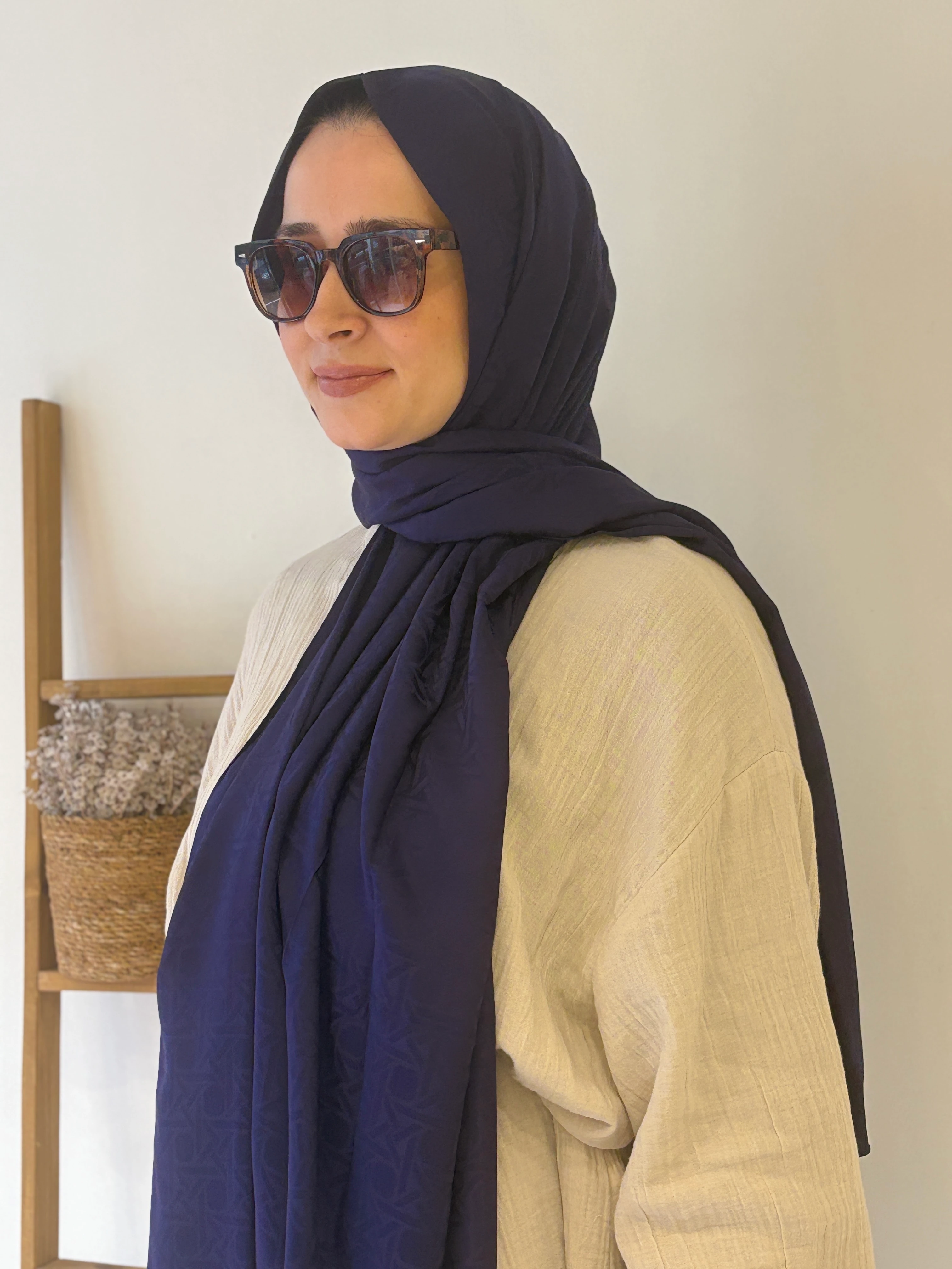 Silkhome Deluxe Şal - Patlıcan mor