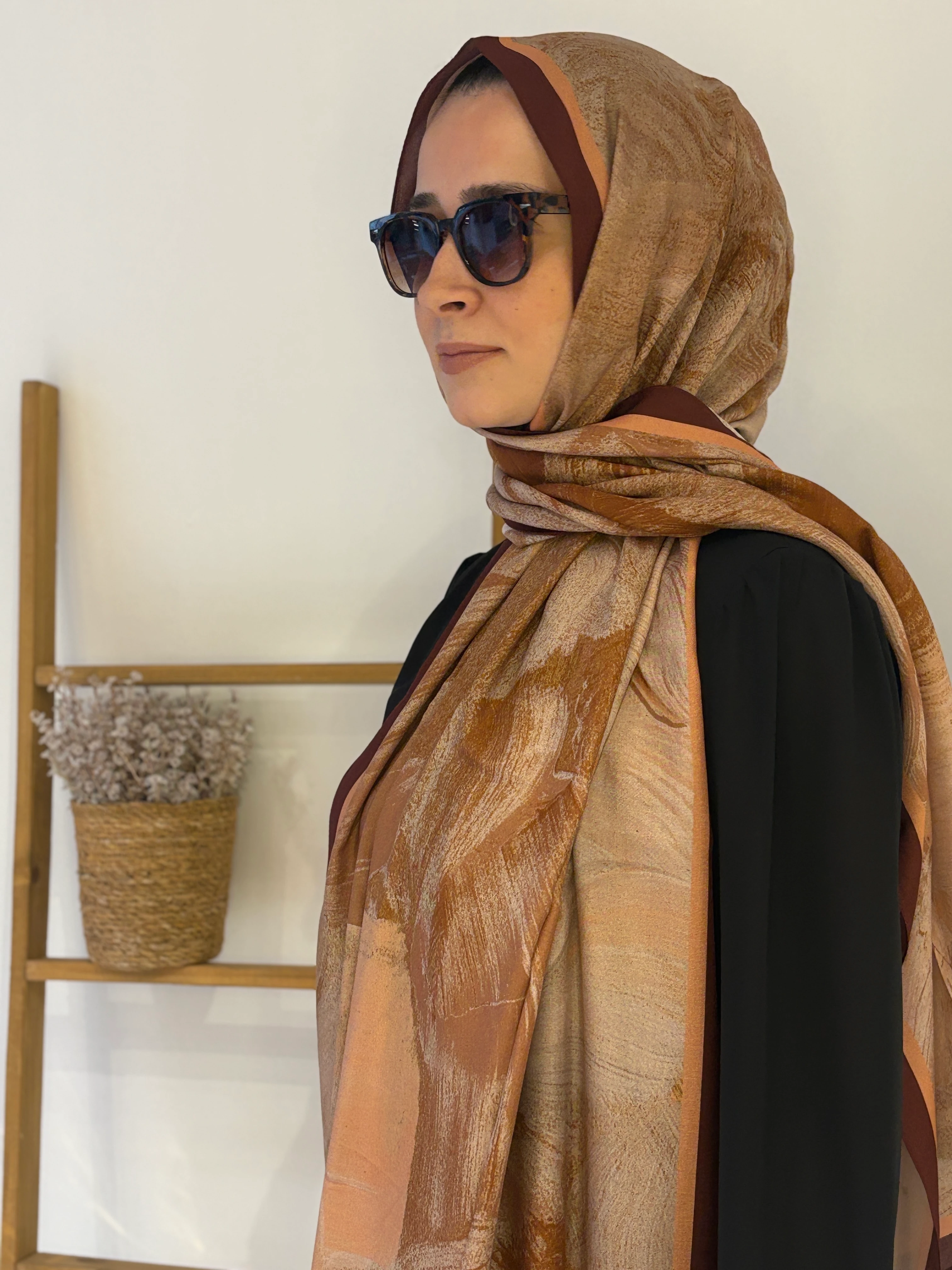 Şalland boohem Şal - Kahve