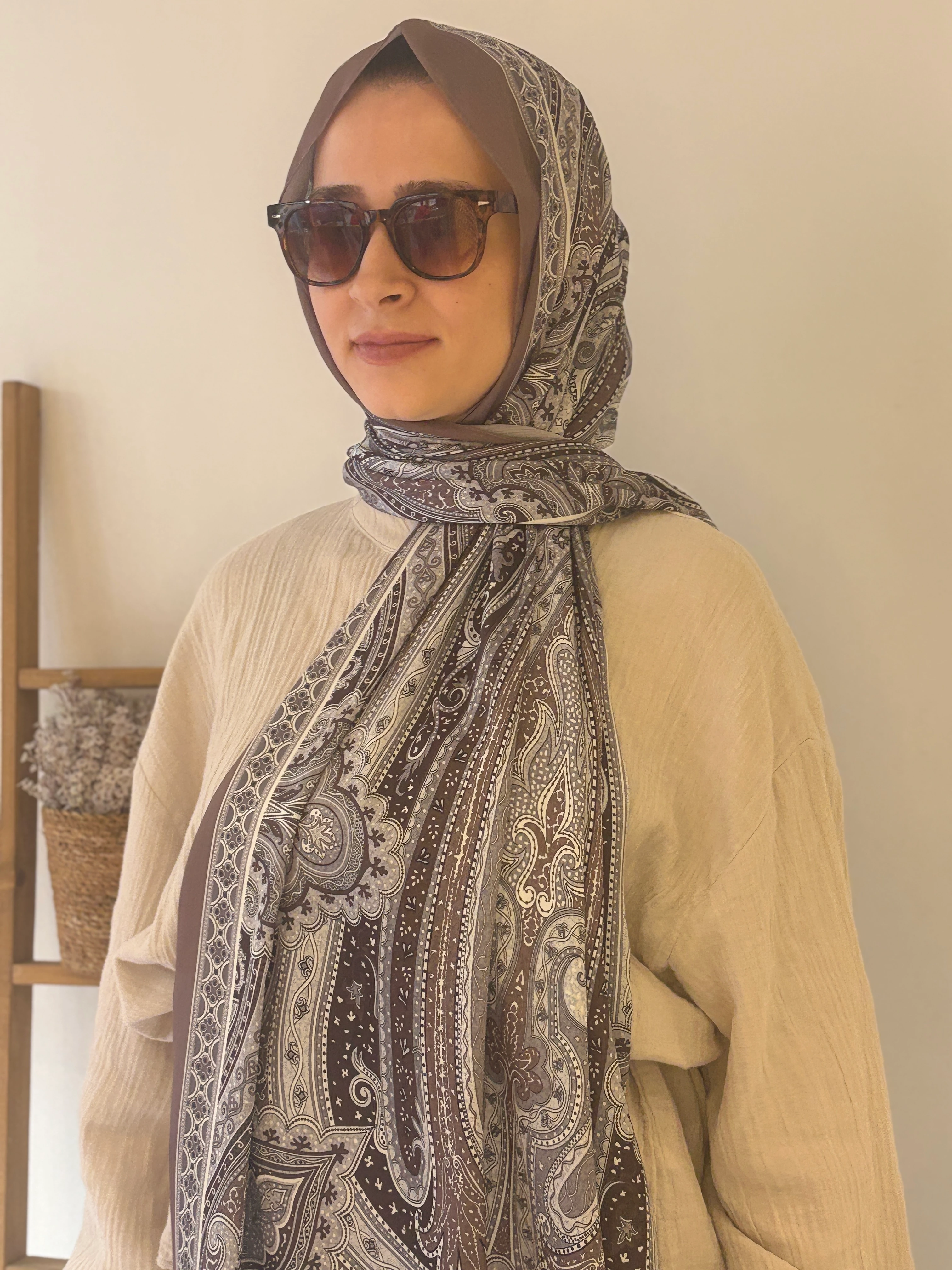 Five Brand Yoryo Şal - Vizon-Kahve